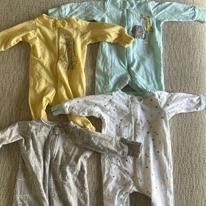 4 Gerber baby newborn onesies